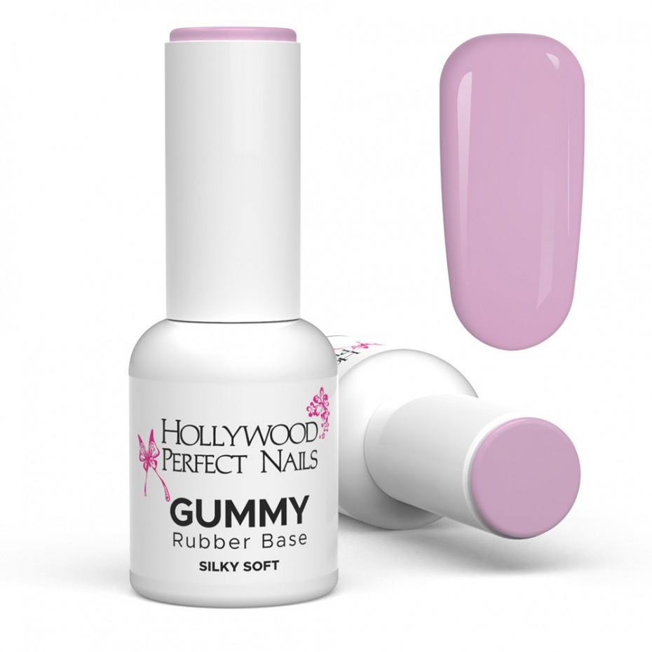 Gummy Silky Soft Rubber Base Hollywood, 7 ml HOLLYWOOD PERFECT NAILS Acasa